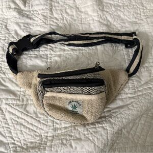 Himalayan hemp crossbody belt bag